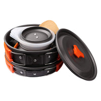 Camping Cookware & Utensils Gear | 10 Pcs