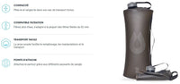 4 L Collapsible Water Storage Reservoir Bag | Mammoth Grey