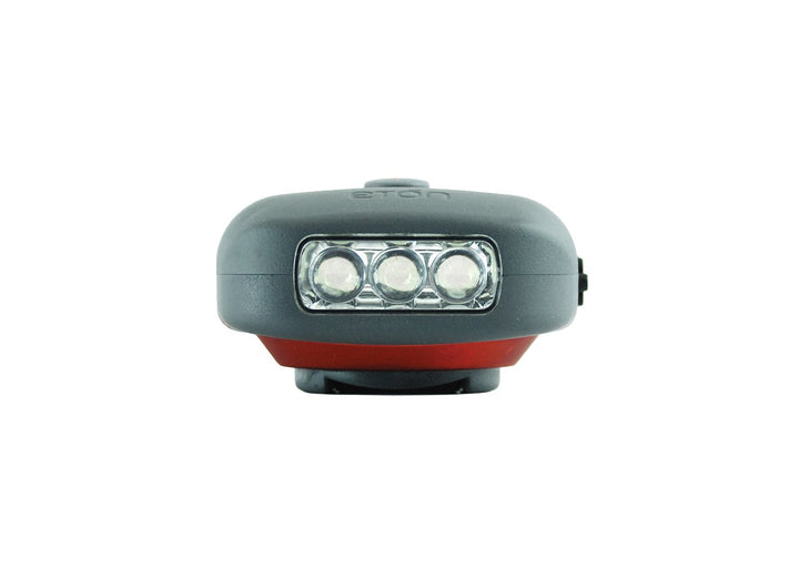 Red Cross Crank-Powered Clip-On Flashlight & Smartphone Charger