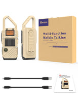 Rechargeable FM/NOAA Walkie Talkies for Adults