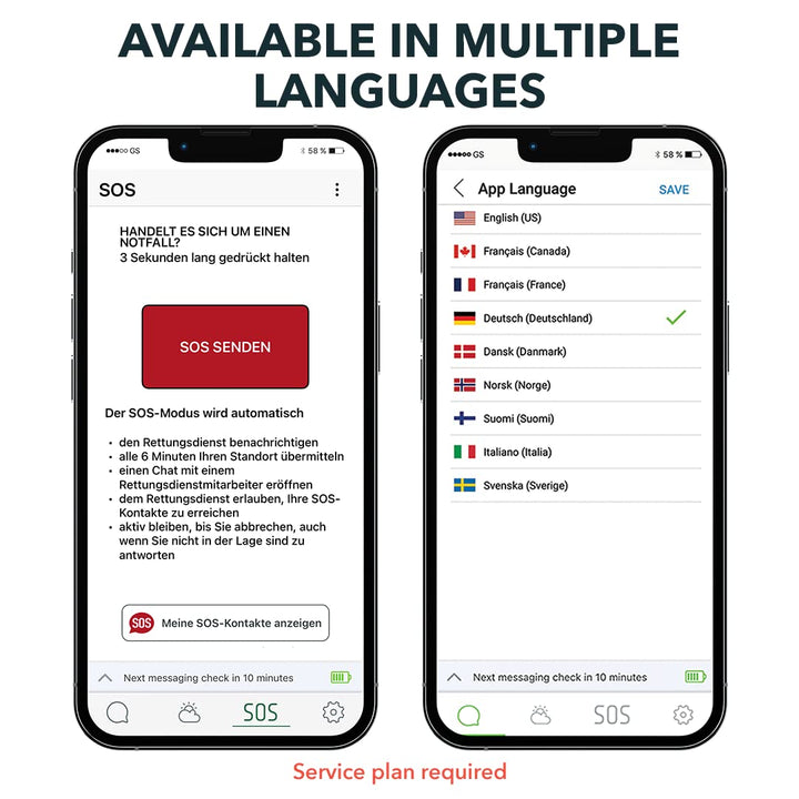 Two-Way Global Satellite Communicator w/ App
