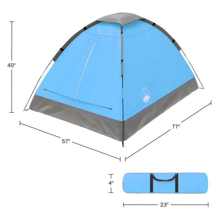 Lightweight 2-Person Camping Tent | Bold Blue
