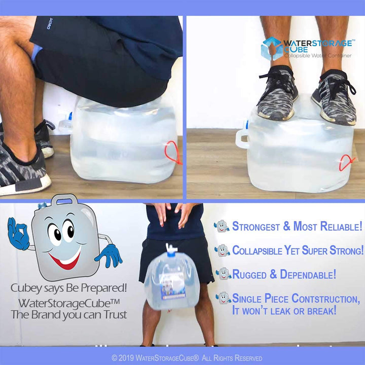 2.6 gal. Collapsible Water Storage Cube | 2-Pack
