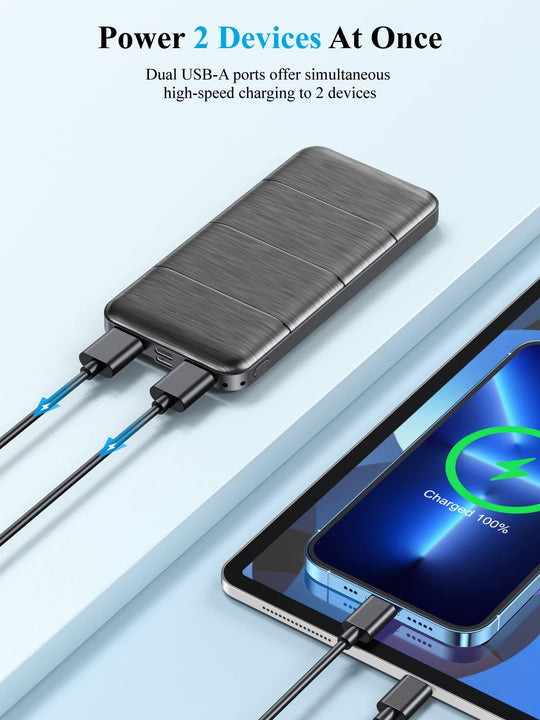 15000mAh 5V3.1A Portable Charging PowerBank | 2-Pack