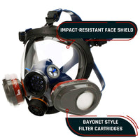 PT-101 Organic Vapor & Particulate Respirator | Clear