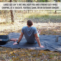 4.5 lbs 64" x 88" Military Wool Blanket | Navy