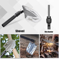 High Carbon Steel Tactical Multi-Shovel | Black