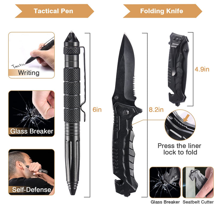 Emergency Survival Gear Kit Equipment | Camo-1