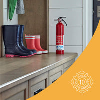 Rechargeable UL Rated Home Fire Extinguisher | Red
