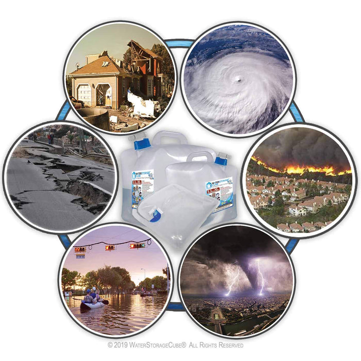 2.6 gal. Collapsible Water Storage Cube | 2-Pack