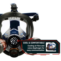 PT-101 Organic Vapor & Particulate Respirator | Clear