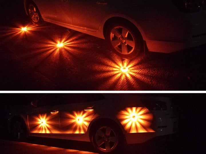 LED Emergency Roadside Flares w/ 9 Modes | 3-Pack