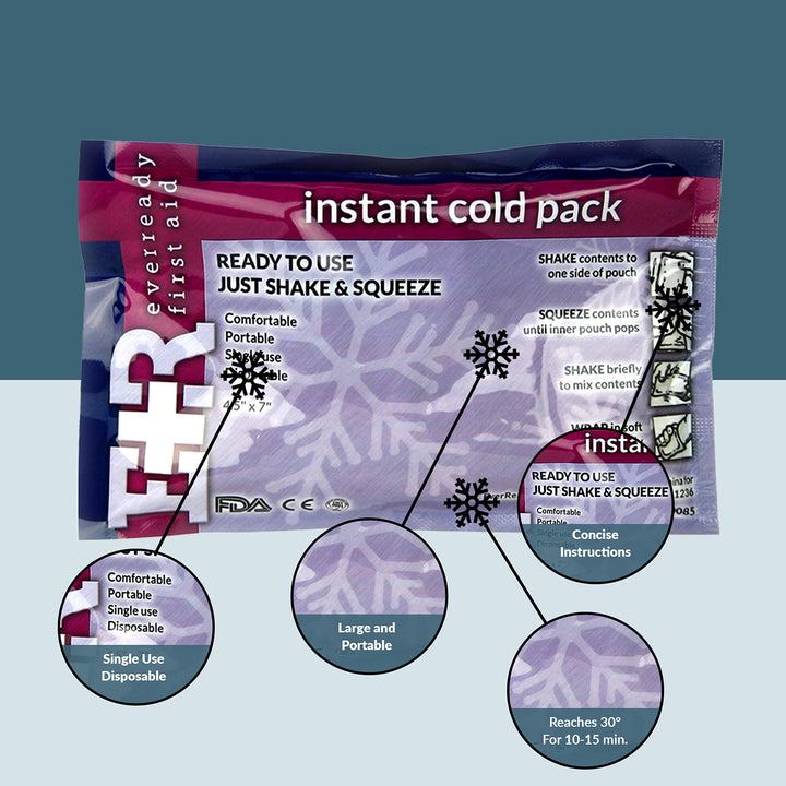 Disposable First-Aid Cold Therapy Pack | 6-Count