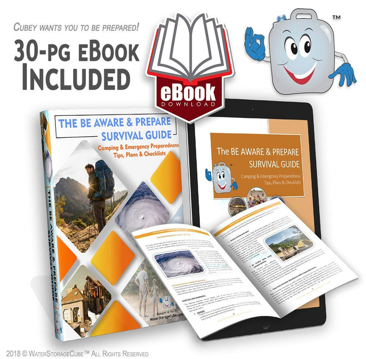 2.6 gal. Collapsible Water Storage Cube | 2-Pack