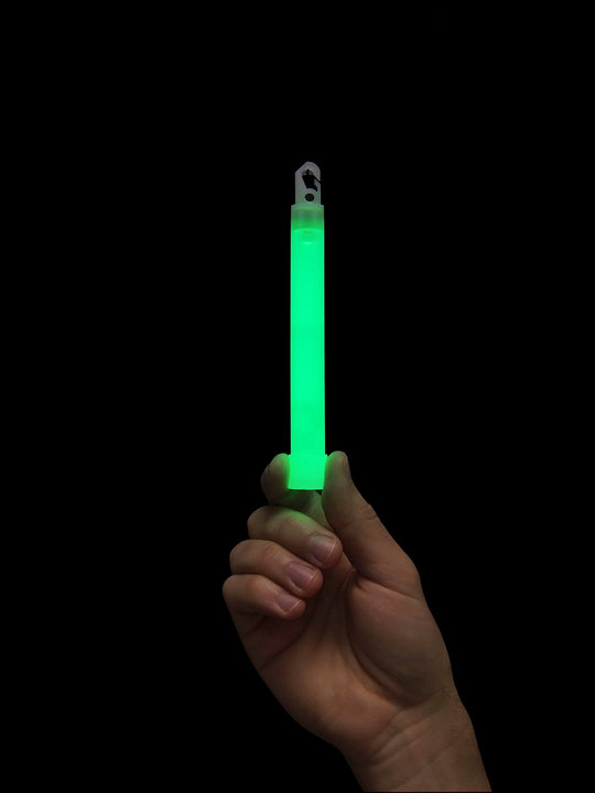 Premium 6" Military-Grade Green Glow Sticks | 10-Pack