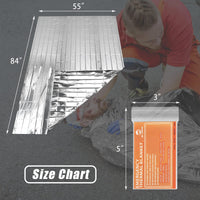 Mylar Space Blankets Kit | 6-Pack