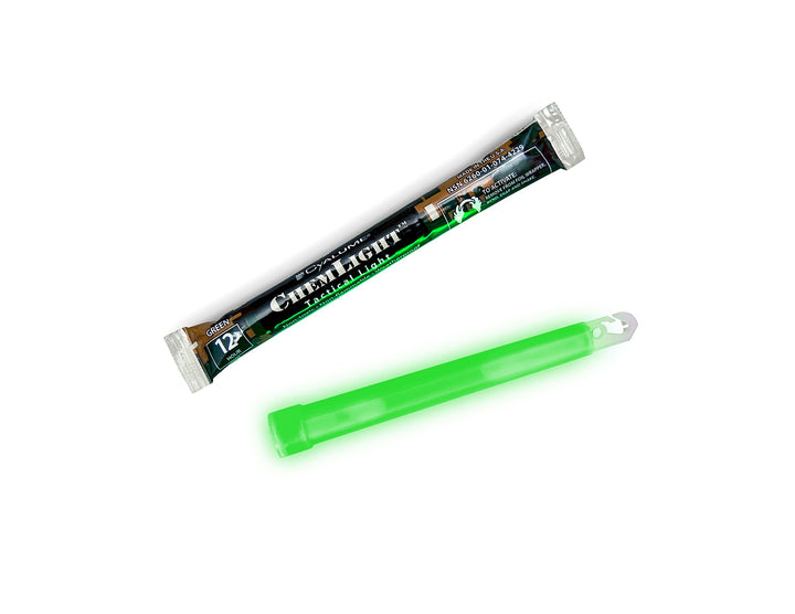 Premium 6" Military-Grade Green Glow Sticks | 10-Pack