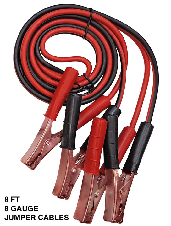 Black Emergency Car Kit w/ Jumper Cables | 42 Pcs