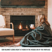 4.5 lbs 64" x 88" Military Wool Blanket | Navy