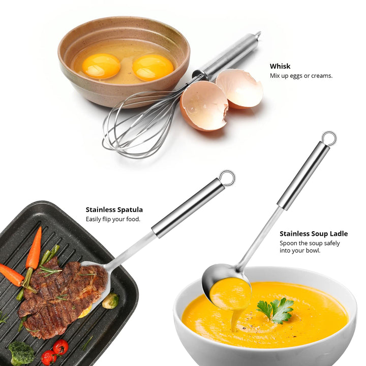 Camo Camp Kitchen Cooking Utensil Set | 27 Pcs
