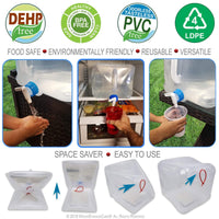 2.6 gal. Collapsible Water Storage Cube | 2-Pack