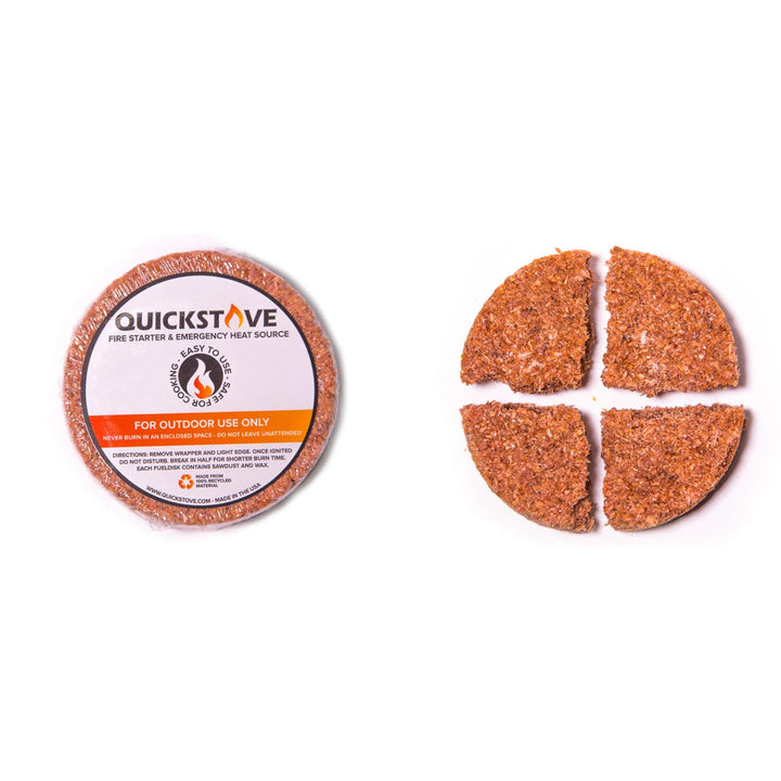 Cube Camp Stove w/ Waterproof Fuel Disks | 108-Pack