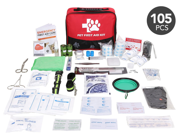 Day-To-Day Pet First-Aid Care Bag | 105 Pcs