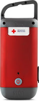 Red Cross Crank-Powered Clip-On Flashlight & Smartphone Charger