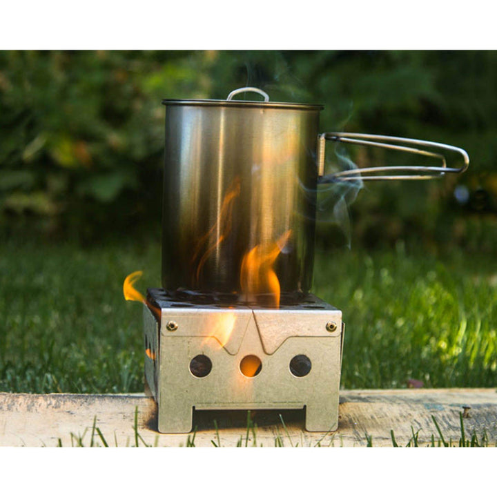 Cube Camp Stove w/ Waterproof Fuel Disks | 108-Pack