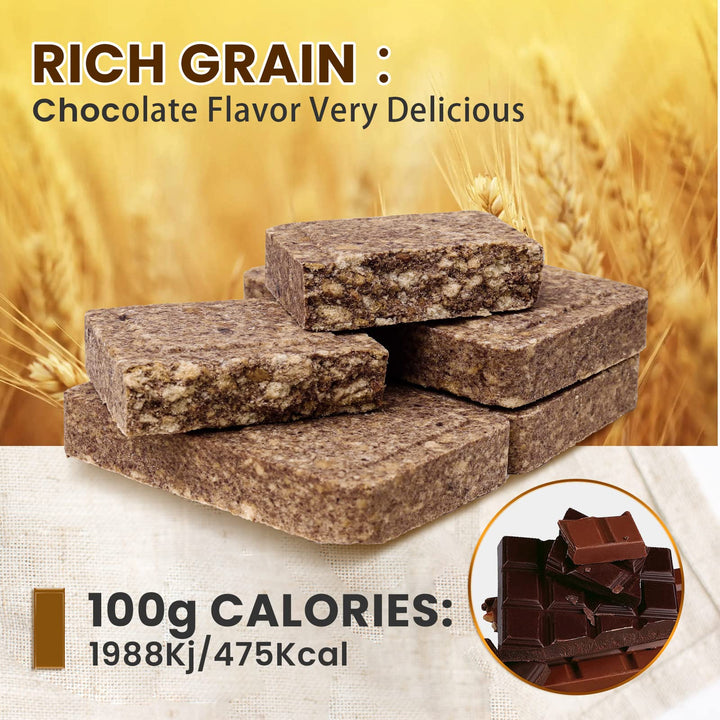 Chocolate Flavored Food Ration Bars | 12-Count