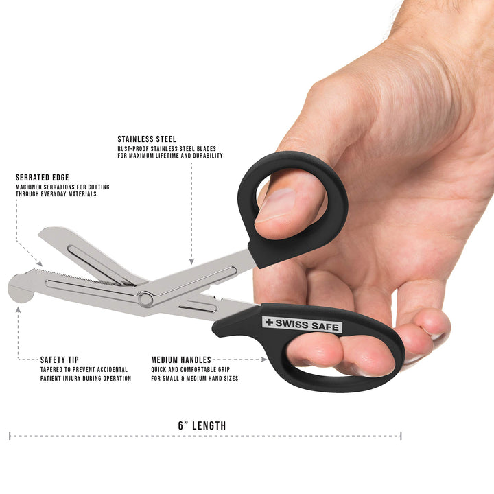 Multi-Purpose Fully Stocked First Aid EMT Kit | 22 Pcs