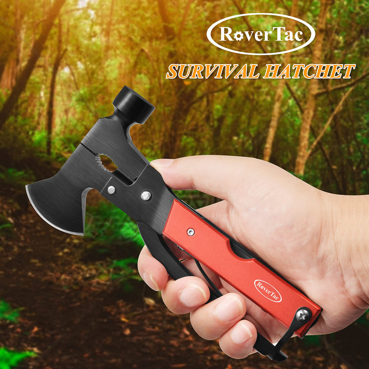 14-in-1 Multitool Survival Hatchet | Red