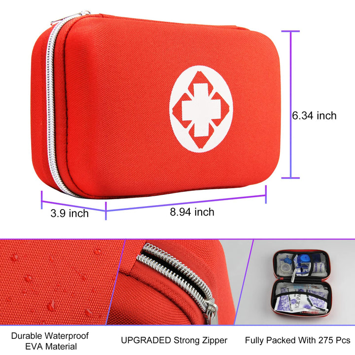 Car Emergency First Aid Travel Kits | 275Pcs
