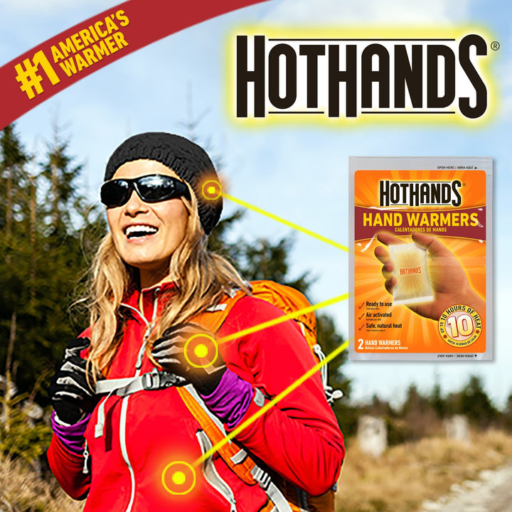 Air-Activated Single-Use Hand Warmers | 40 Pairs