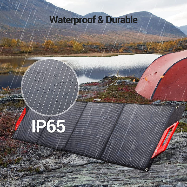 120W Portable Folding Solar Panels w/ Kickstand