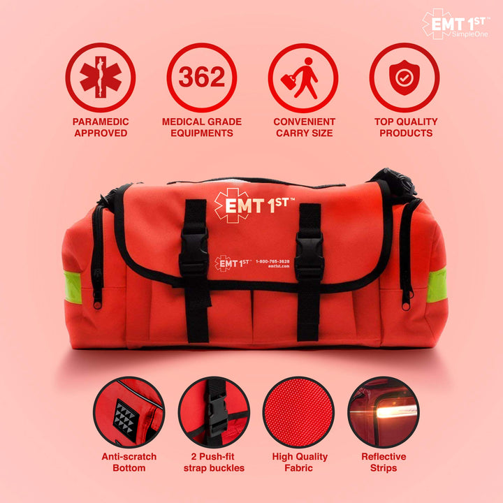 Emergency First Responders Aid Kit | 362 Pcs