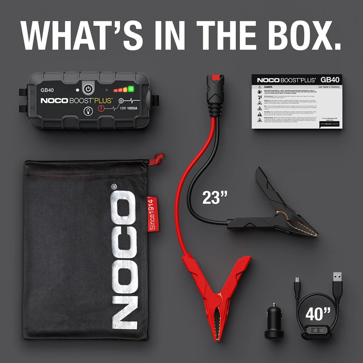 12-Volt Portable Lithium Car Jump Starter Box |1000 Amp