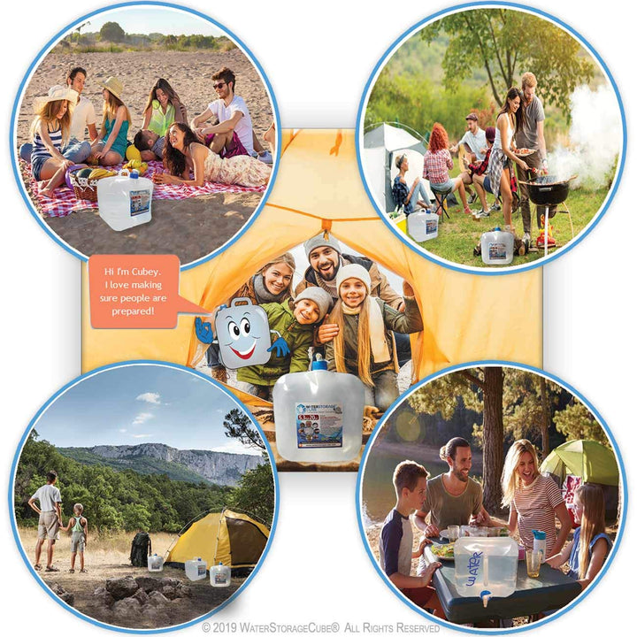 2.6 gal. Collapsible Water Storage Cube | 2-Pack