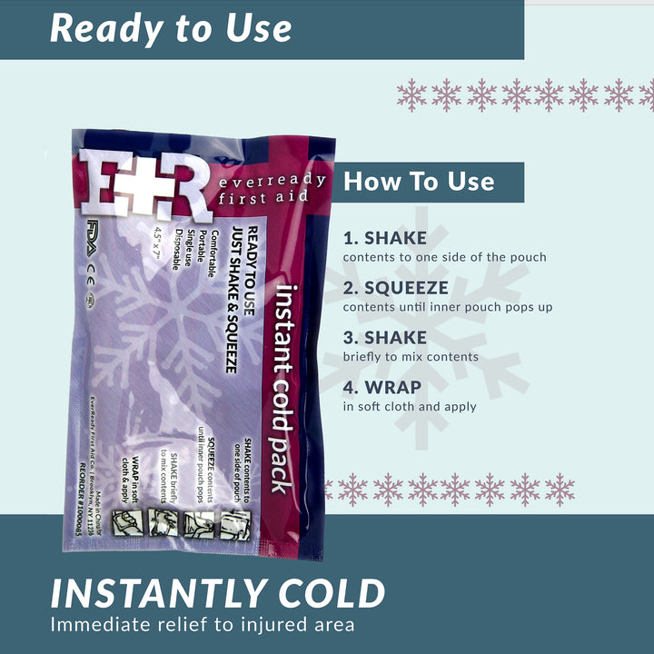 Disposable First-Aid Cold Therapy Pack | 6-Count