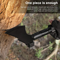 High Carbon Steel Tactical Multi-Shovel | Black