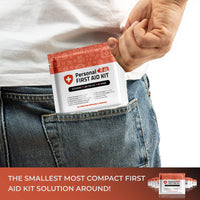 Orange Personal First Aid Travel Kits Set |10 Pack