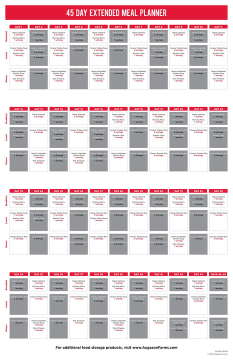 30-Day 1-Person Emergency Food Supply | White