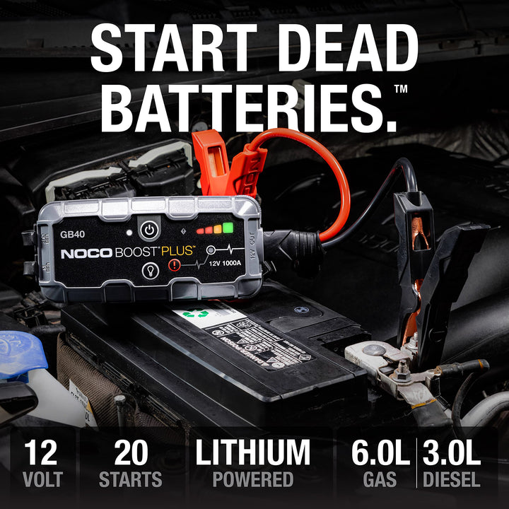 12-Volt Portable Lithium Car Jump Starter Box |1000 Amp