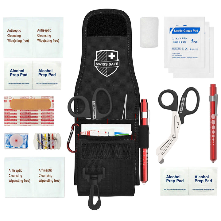 Multi-Purpose Fully Stocked First Aid EMT Kit | 22 Pcs