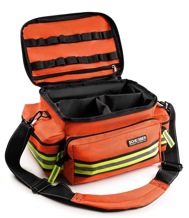 Fully-Stocked Professional First Responder Bag | Orange