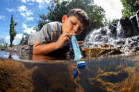 1 Personal Emergency Water Filter Device | Blue
