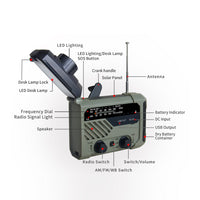 Emergency 3-in-1 Hand Crank Radio