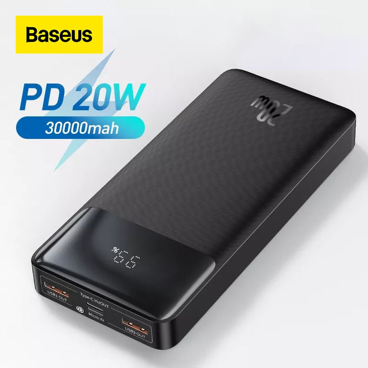 High-Capacity Power Bank 30000mAh