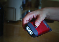Red Cross Crank-Powered Clip-On Flashlight & Smartphone Charger