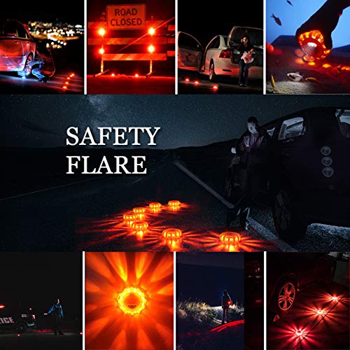 LED Emergency Roadside Flares w/ 9 Modes | 3-Pack